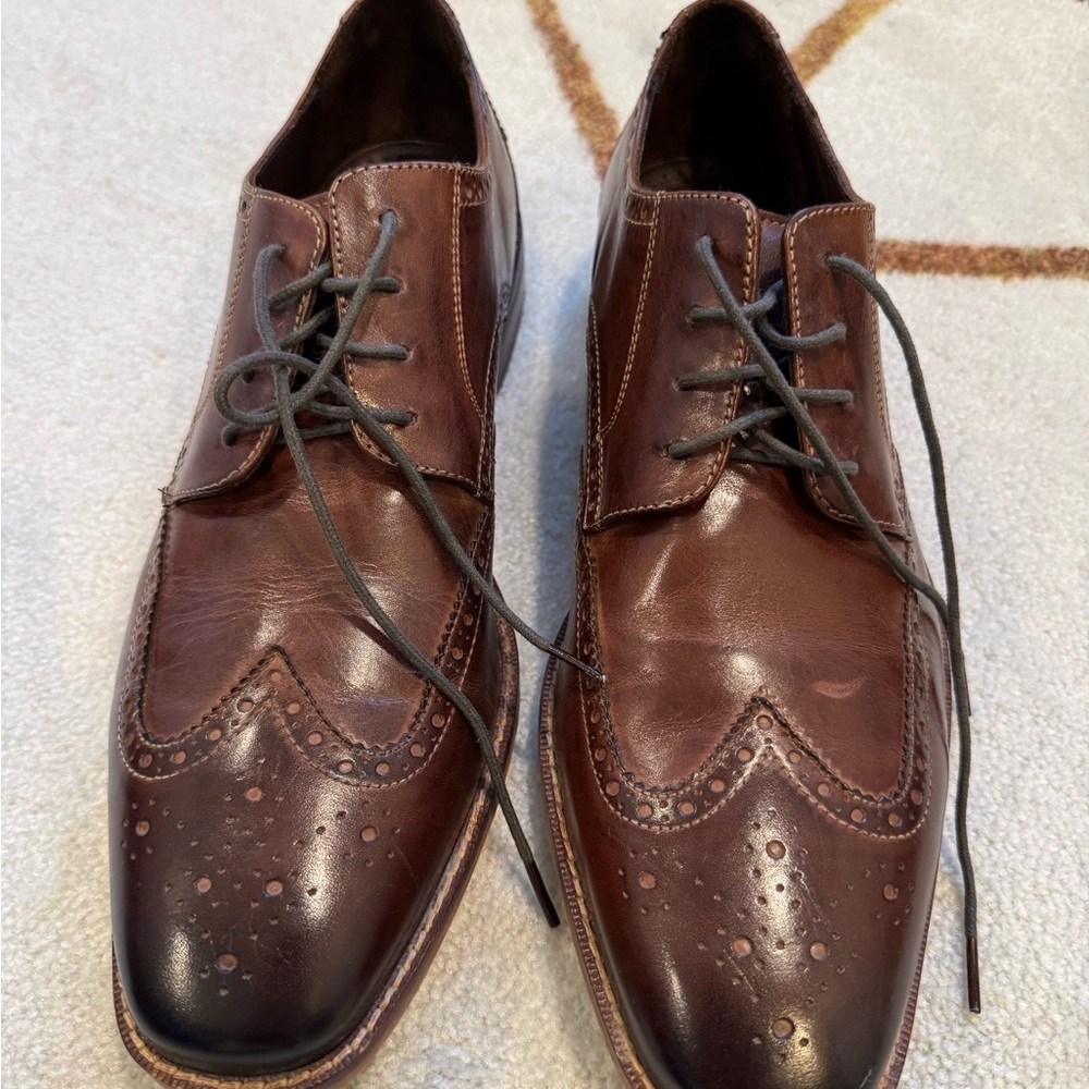 Florsheim Castellano Wingtip Oxford / 11M / brown leather / men’s